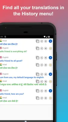 English to Hindi Translator android App screenshot 4